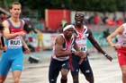 Conrad Williams takes over from Michael Bingham for Great Britain in the 4 x 400 metres relay at the European Athletics Team Championships.